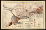 Geological map of a portion of central Canada, 1875