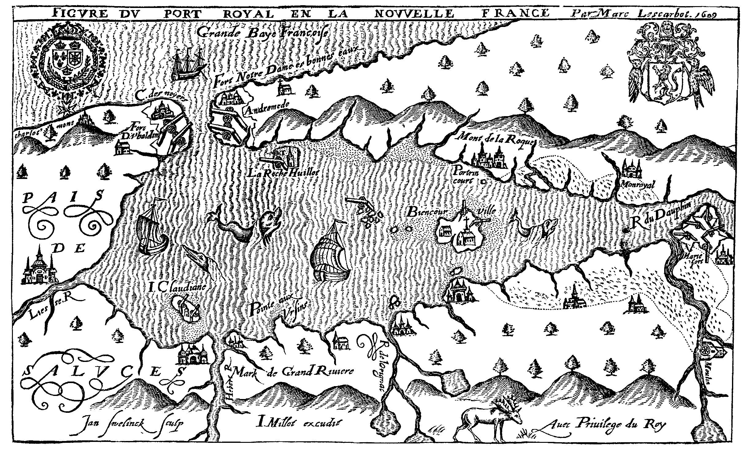 Annapolis Basin, Nova Scotia 1609

