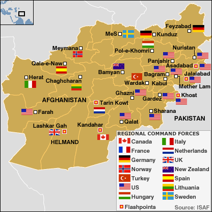 Leading International Forces in Afghanistan

April 2007