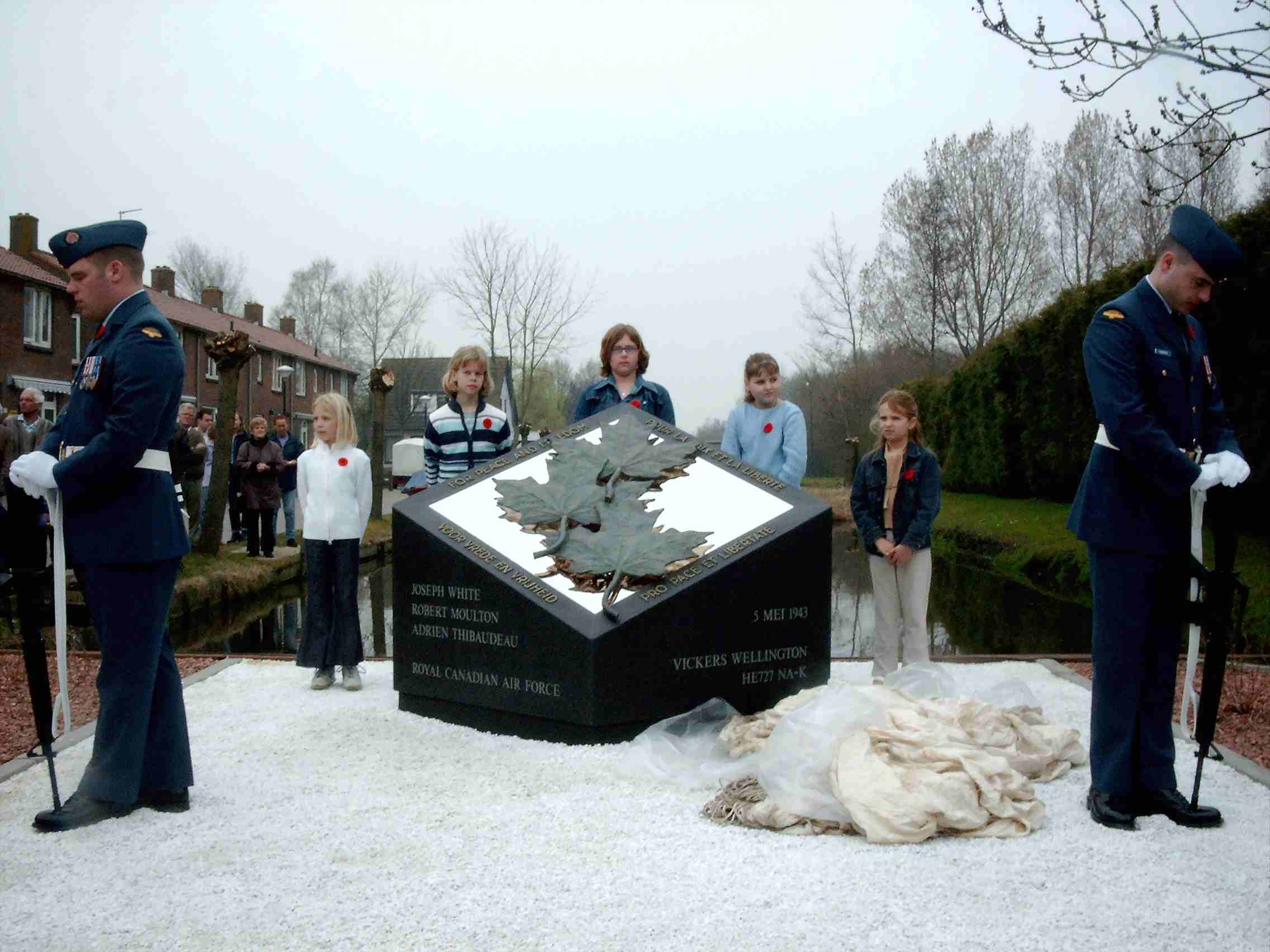 Monument to Candian flyers shot down in Holland