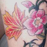 Maple leaf/Alberta rose