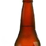 Beer with leaves