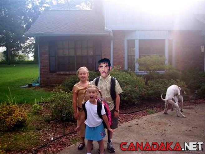 My first day of school. Ahhh the memories.

