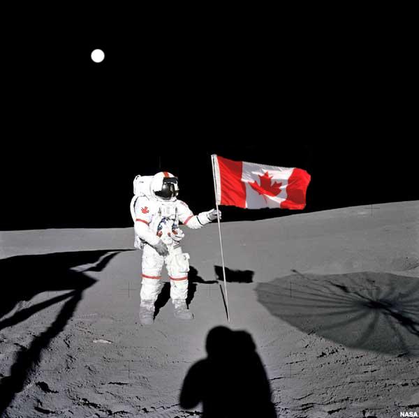 Canada kick Ass on the moon!
