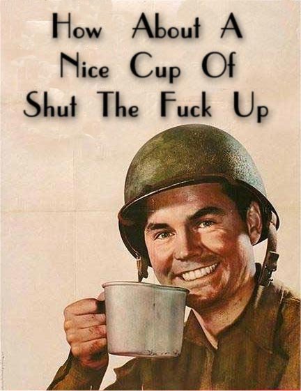 How about a nice steaming cup of.....