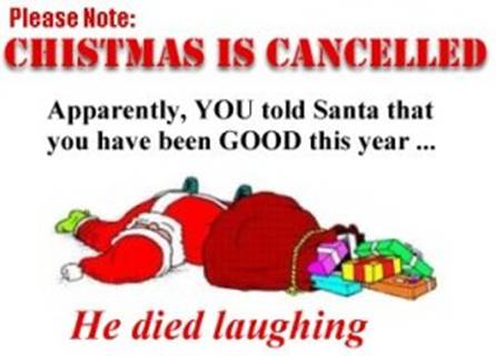 Christmas is cancelled