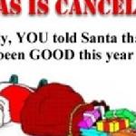 Christmas is cancelled