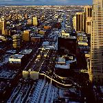 Wintry view from Calgary Tower.