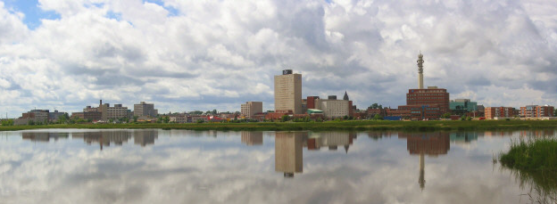 Moncton skyline...