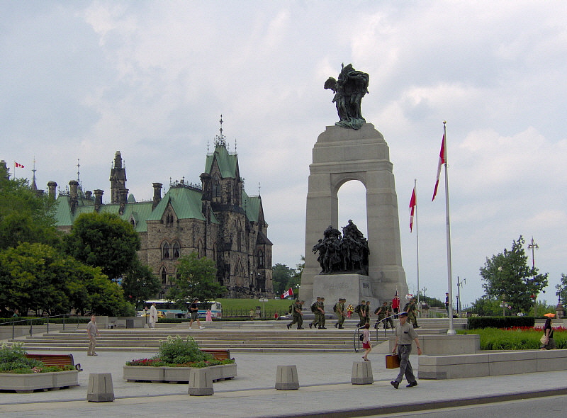 War Memorial and East Block
