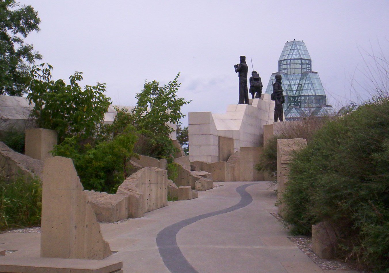 Peacekeeping monument in Ottawa