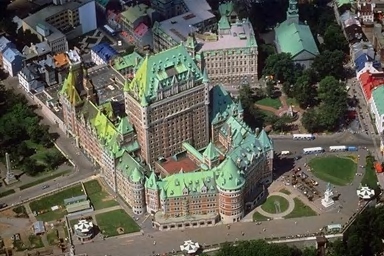 A jolly nice view of the Chateau Frontenac in Quebec City.