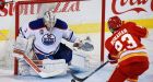 Brossoit gets first win for Oilers in rout against Flames