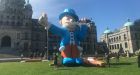 Giant balloon protests ICBC