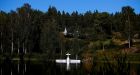 Norway's first battery-powered plane ends up in a LAKE after crash-landing