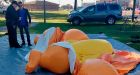 US: Alabama man stabs Baby Trump protest balloon