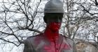 'Absolutely disgusting': Son of fallen RCMP officer angered by vandalized monument