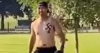 Man with swastika on chest charged after 2 separate antisemitic incidents in Toronto