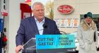 Ontario premier announces plan to extend provincial gas tax cut for 1 year