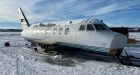 Now boarding! Airplane ice fishing shack turns heads on Sask. lake