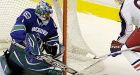 GREAT SAVE LUONGO!! Sets new Canucks record