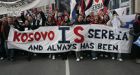 Protesters rally in Toronto against Kosovo independence