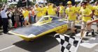 Solar cars glide to finish line