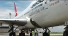 Hole forces Qantas plane to land