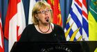 May calls out Harper, Layton for boycott threats