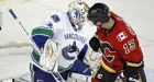 Flames spoil Schneider's NHL debut