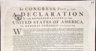 Rare copy of Declaration of Independence found