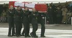 Cold, sombre day at CFB Trenton for repatriation