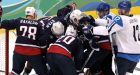 U.S. trounces Finland to reach men's hockey final