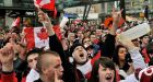 Downtown Vancouver erupts after Team Canada takes gold