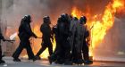 Black-clad protesters clash with G20 police