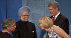 PM greets G20 leaders amid protests