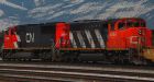 Freight train hits parked Via train in Jasper