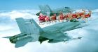 Pilots meet Santa as he arrives in Canada