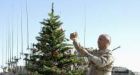 Troops having a holly, jolly Afghan Christmas