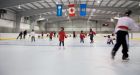 Plastic rink replaces ice in Alberta town
