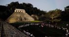 Cameras lowered into previously unseen Mayan tomb