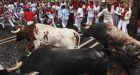 10 injured, none gored in Spain's running of the bulls