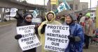 Condo project on First Nation burial site sparks protest