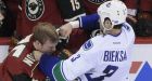 Sputtering Canucks shut out by Wild