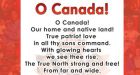 Students must sing O Canada, school board rules