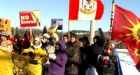 Aboriginal protest closes Trans-Canada Highway in northern Ontario