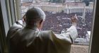 Pope's last Sunday blessing draws tens of thousands