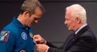 Chris Hadfield receives meritorious service medal