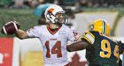 Lions outlast Eskimos in rain-soaked game