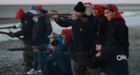 Harper takes aim and goes target shooting with Canadian Rangers in Arctic